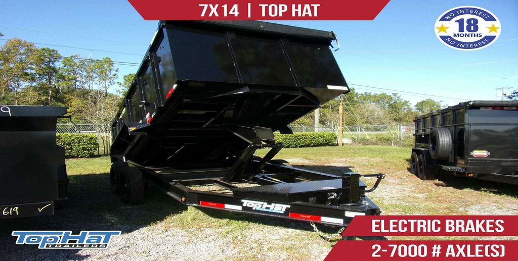 New 2025 Top Hat 7 x 14 High Side Dump 14k Trailer — Trailer Tails LLC — view 10